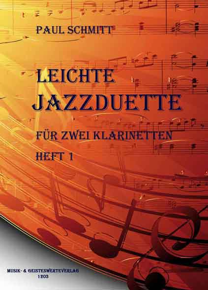 1203-leichte-Jazz-Duette-zwei Klarinetten -Schmitt
