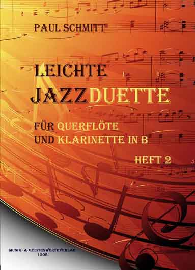 1208 Leichte Jazz-Duette Heft 2 für Flöte und Klarinette in B