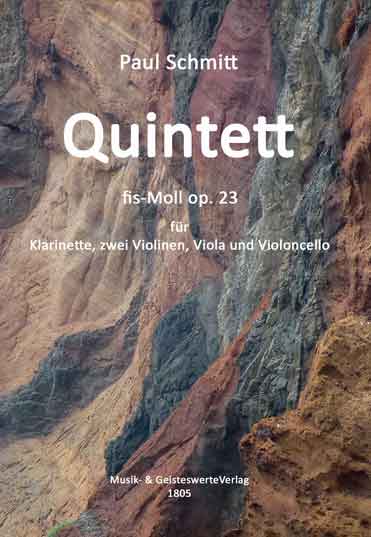 1805 Schmitt Quintett fuer Klarinette und Streichquartett