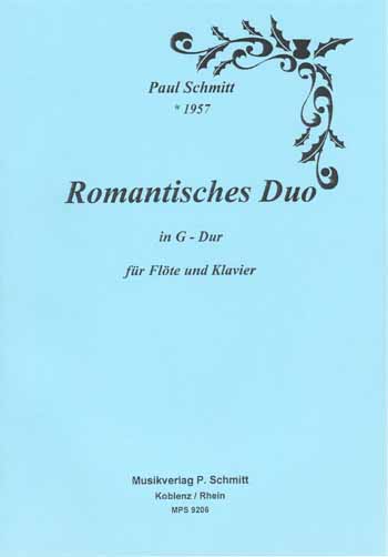 9206 Paul Schmitt: Romantisches Duo G-Dur für Flöte und Klavier