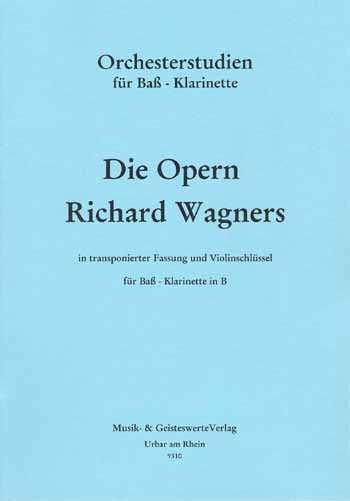 9310 Orchesterstudien Bassklarinette Wagner Opern