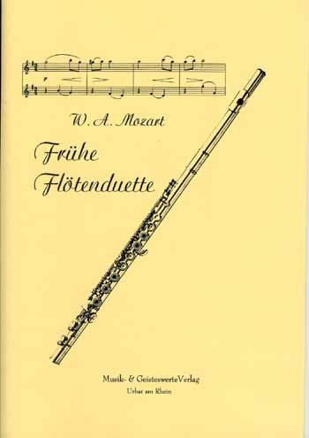 Mozart - Fruehe-Floetenduette - Duos - zwei - Floeten
