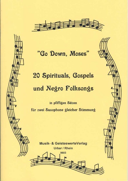 9603 Spiritual-Gospels-Negro-Folksongs als Saxophon-Duette