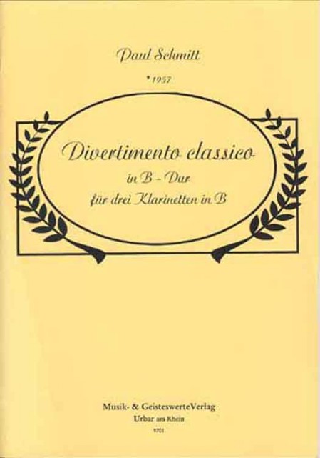 9701-Divertimento classico Trio fuer drei Klarinetten