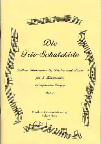 9807 Trio-Schatzkise fuer Klarinetten-Trio